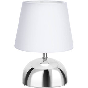LED Tafellamp Aigi Kali - Rond, Glans Chroom, E14 Fitting LED Tafellamp Aigi Kali - Rond, Glans Chroom, E14 Fitting