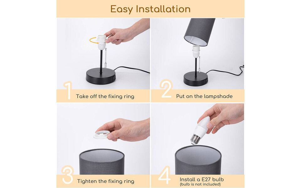 HLW LED LED Tafellamp met USB Oplaadfunctie - Mat Zwart Aluminium - Rond - E27 Fitting HLW LED LED Tafellamp met USB Oplaadfunctie - Mat Zwart Aluminium - Rond - E27 Fitting
