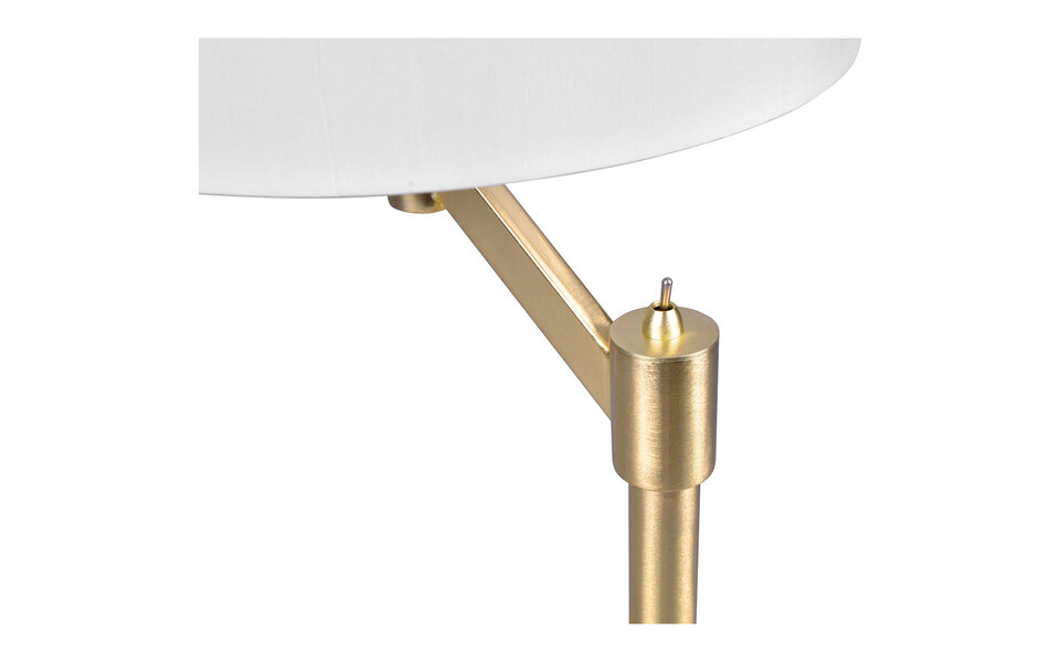 HLW LED LED Tafellamp Mat Goud - Ronde  & Gouden  E27 Fitting