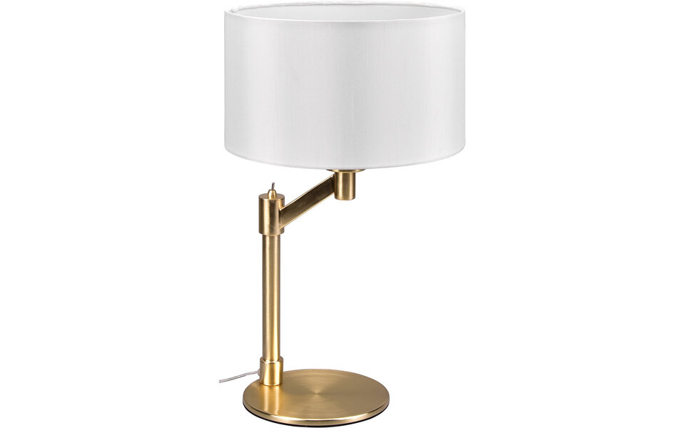 HLW LED LED Tafellamp Mat Goud - Ronde  & Gouden  E27 Fitting