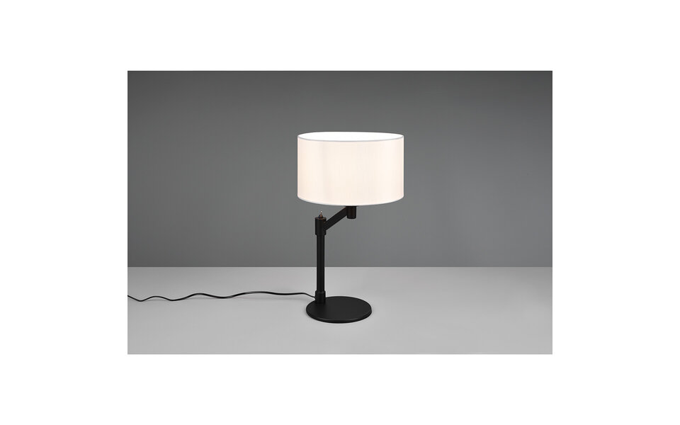 HLW LED Stijlvolle LED Tafellamp Trion Cindy - Mat Zwart, Ronde & Zwarte HLW LED Stijlvolle LED Tafellamp Trion Cindy - Mat Zwart, Ronde & Zwarte