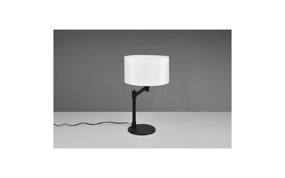 HLW LED Stijlvolle LED Tafellamp Trion Cindy - Mat Zwart, Ronde & Zwarte HLW LED Stijlvolle LED Tafellamp Trion Cindy - Mat Zwart, Ronde & Zwarte