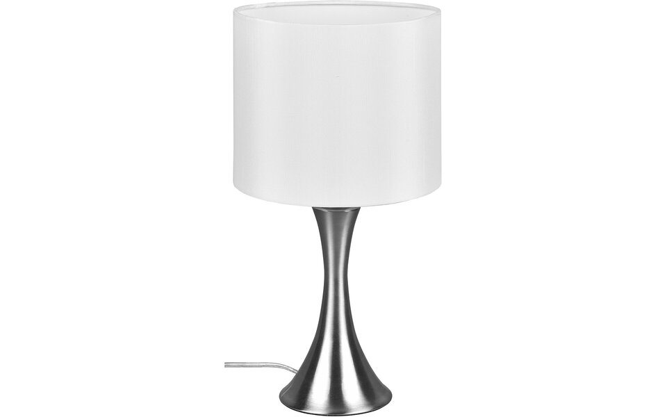 HLW LED LED Tafellamp Trion Safari - Ronde , 40W Max, Mat Nikkel