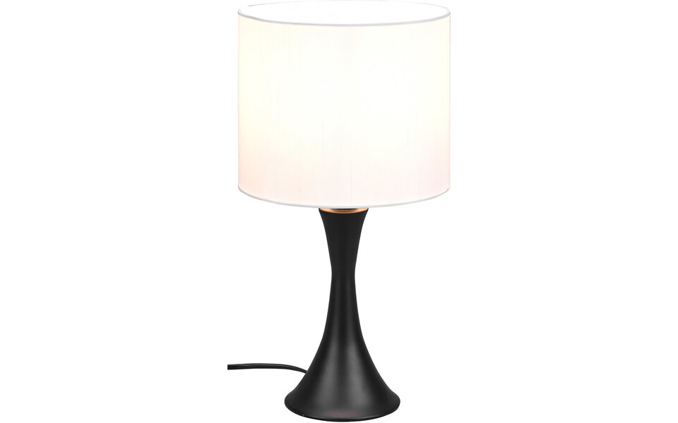 HLW LED LED Tafellamp Mat Zwart - Ronde , Zwarte , 40W LED