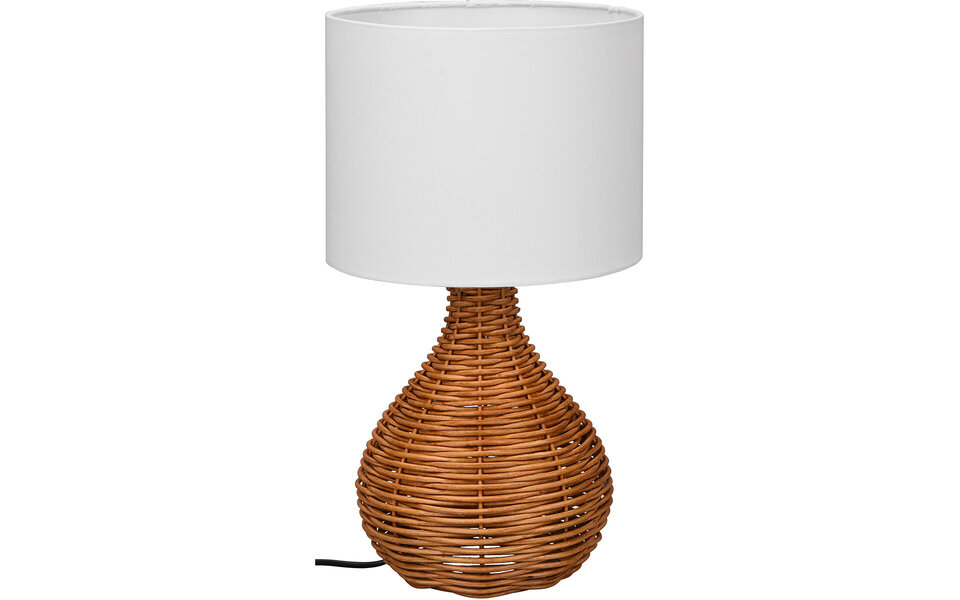 HLW LED LED Tafellamp Trion Sparko met E27 fitting - Ronde  & Houten