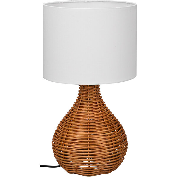 HLW LED LED Tafellamp Trion Sparko met E27 fitting - Ronde  & Houten