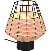 LED Tafellamp Trion Bera - Rond & Bruin Aluminium LED Tafellamp Trion Bera - Rond & Bruin Aluminium