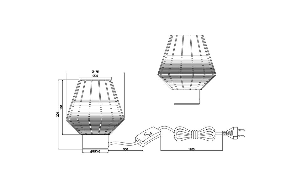HLW LED LED Tafellamp Trion Bera - Ronde  & , E27 Fitting