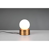 HLW LED LED Tafellamp Trion Celda - Rond Aluminium & Oud Brons, E14 Fitting