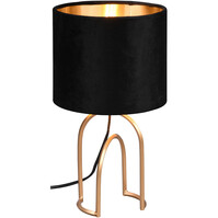 LED Tafellamp Mat Zwart - Rond Aluminium - E14 Fitting LED Tafellamp Mat Zwart - Rond Aluminium - E14 Fitting