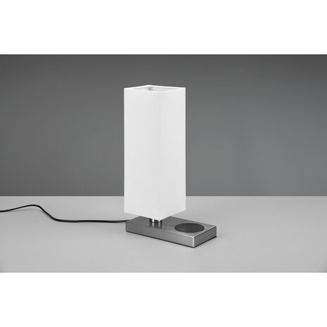 HLW LED Rechthoekige LED Tafellamp Trion Helsa met E14 fitting en verstelbare beam angle HLW LED Rechthoekige LED Tafellamp Trion Helsa met E14 fitting en verstelbare beam angle