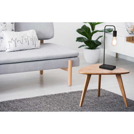 HLW LED LED Tafellamp Mat Zwart met Beam Angle verstelbaar - Rechthoekige  & Zwarte