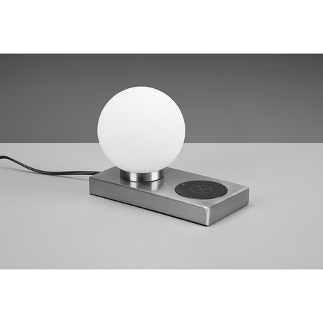 HLW LED LED Tafellamp Mat Nikkel - Rechthoekige  met COB LED & Verstelbare Beam Angle