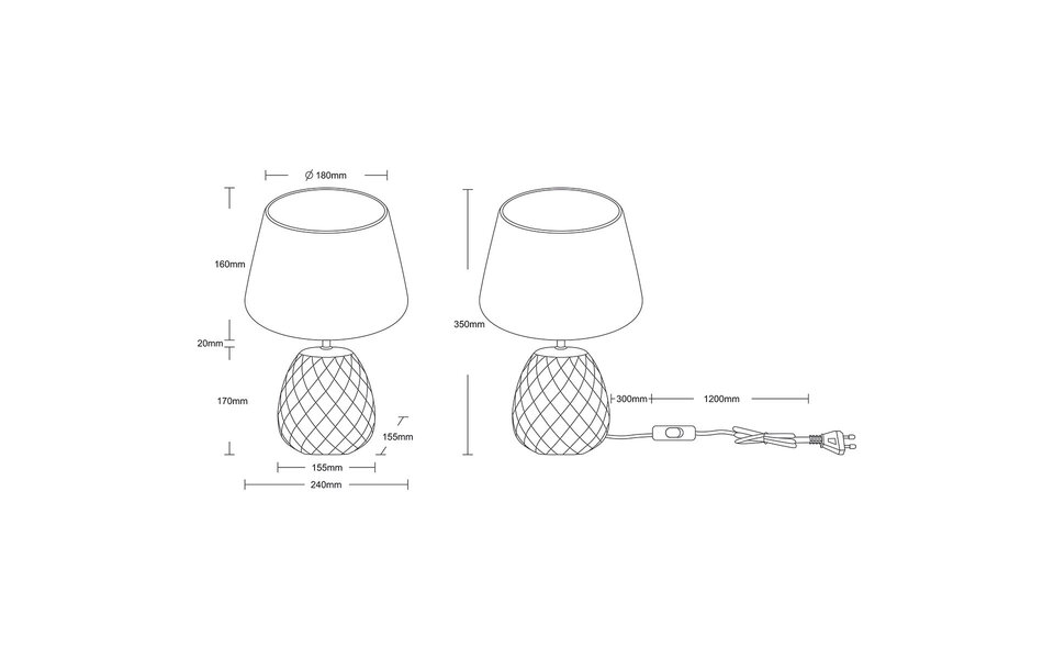 HLW LED Stijlvolle LED Tafellamp Trion Aroniz met Ronde en E27 Fitting HLW LED Stijlvolle LED Tafellamp Trion Aroniz met Ronde en E27 Fitting