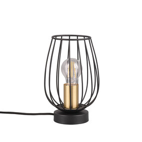 LED Tafellamp Trion Rigo - Mat Zwart Metaal, E27 Fitting LED Tafellamp Trion Rigo - Mat Zwart Metaal, E27 Fitting