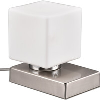 LED Tafellamp Mat Nikkel - E14 Fitting & Metalen LED Tafellamp Mat Nikkel - E14 Fitting & Metalen