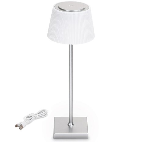 HLW LED Dimbare LED Tafellamp & Bureaulamp met USB, Touch & Aanpasbare Lichtkleur HLW LED Dimbare LED Tafellamp & Bureaulamp met USB, Touch & Aanpasbare Lichtkleur