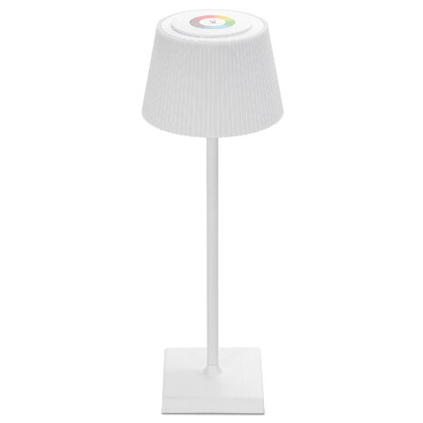 HLW LED Dimbare LED Tafellamp met USB-oplaadfunctie, RGB & Touch - Draadloze LED Bureaulamp HLW LED Dimbare LED Tafellamp met USB-oplaadfunctie, RGB & Touch - Draadloze LED Bureaulamp
