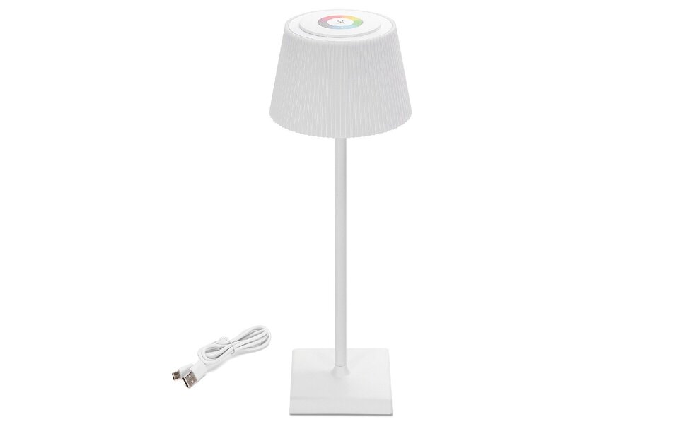 HLW LED Dimbare LED Tafellamp met USB-oplaadfunctie, RGB & Touch - Draadloze LED Bureaulamp