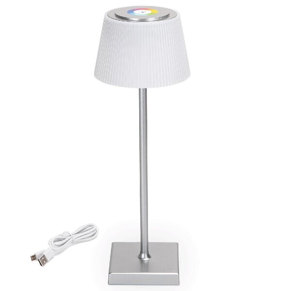 HLW LED Dimbare LED Bureaulamp & Tafellamp met USB Oplaadfunctie, RGB en Touch bediening