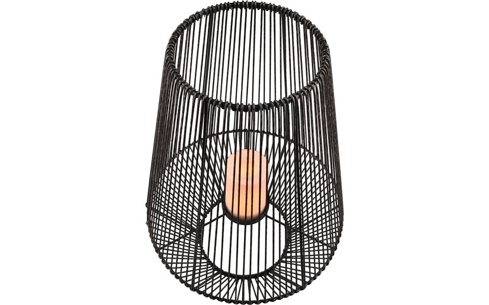 HLW LED LED Tafellamp met Zonne-energie, Sensor & Ronde  - Waterdicht IP44