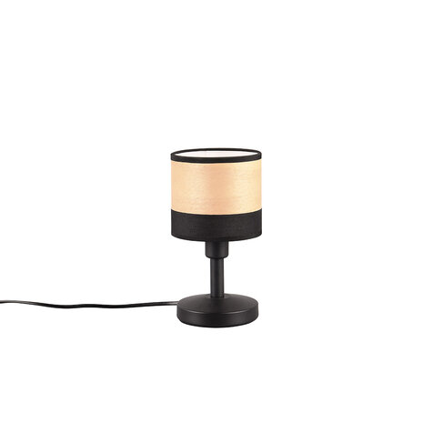 LED Tafellamp Trion Lazo - Mat Zwart Metalen LED Lamp met E14 Fitting