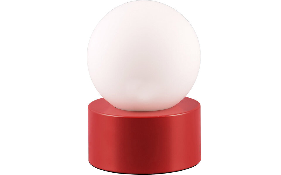 HLW LED LED Tafellamp Trion Stenu - Rood Metalen  Look, E14, Max 25W LED