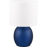 LED Tafellamp Blauw Glas - Ronde & Stijl LED Tafellamp Blauw Glas - Ronde & Stijl