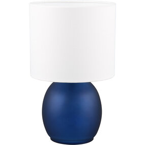 LED Tafellamp Blauw Glas - Ronde & Stijl LED Tafellamp Blauw Glas - Ronde & Stijl