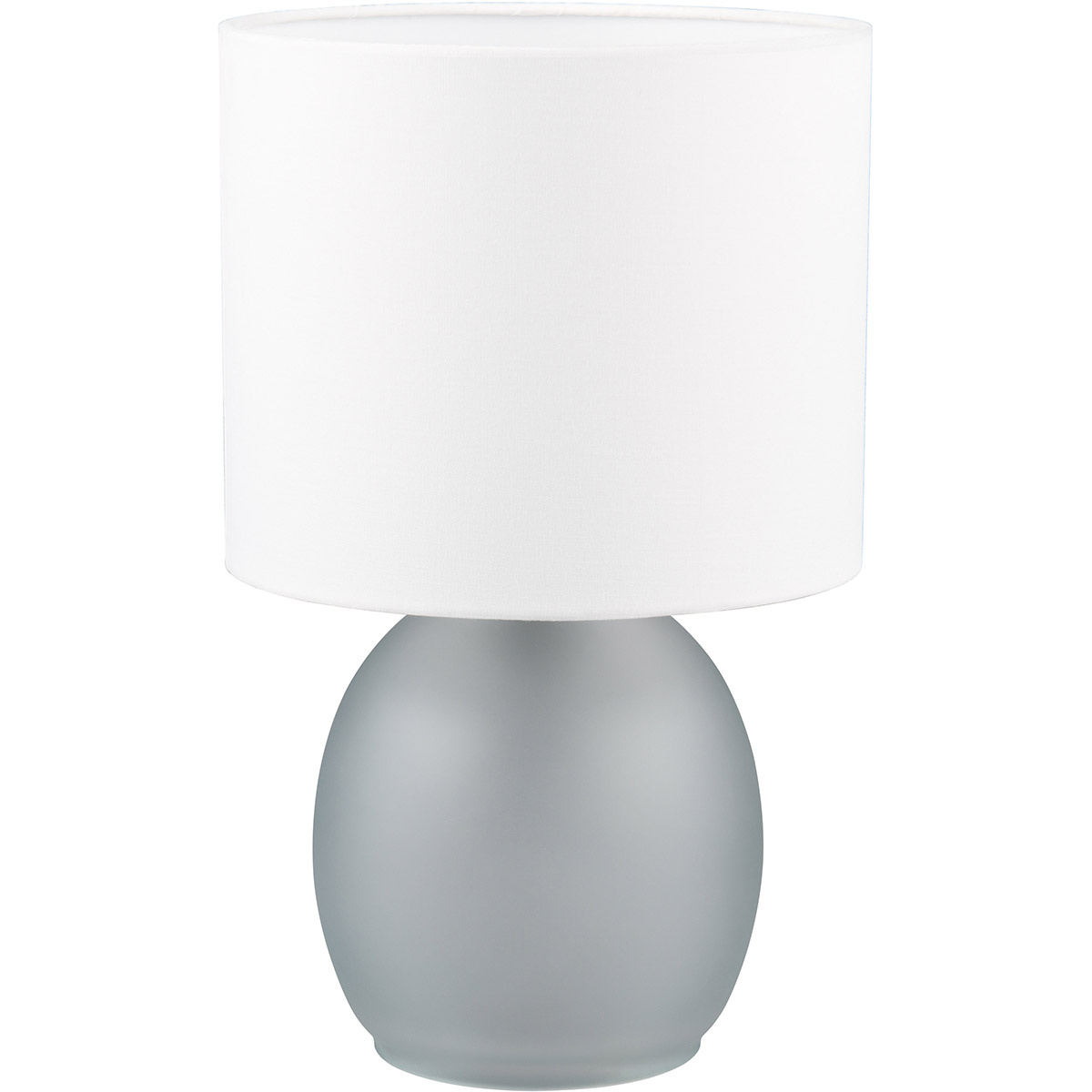 Moderne LED Tafellamp Trion Alev met Ronde en Glas