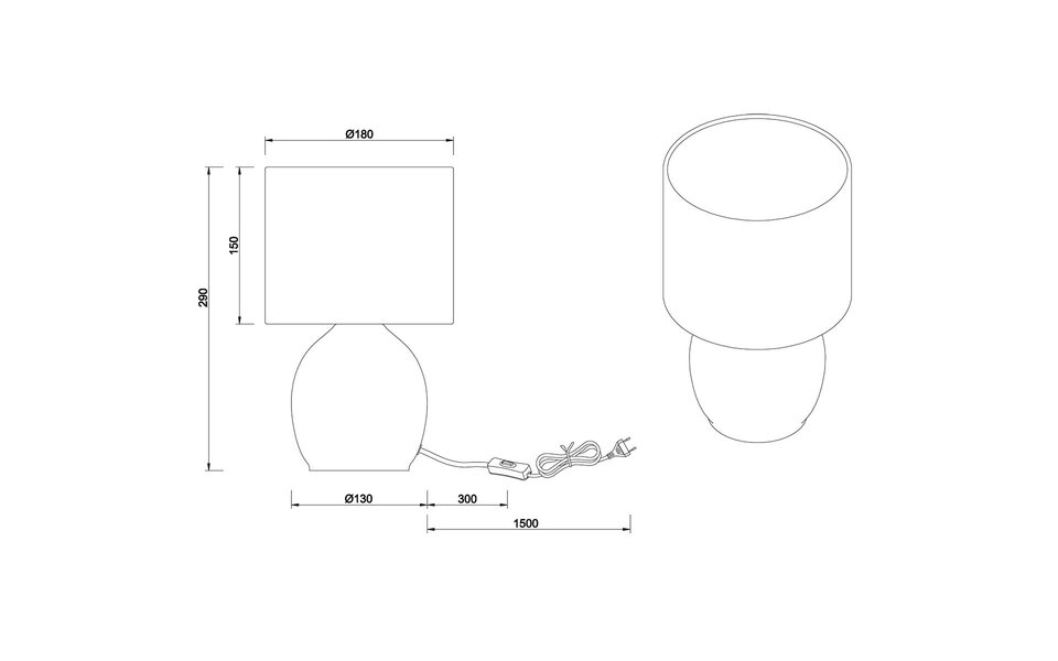HLW LED Moderne LED Tafellamp Trion Alev met Ronde en Glas HLW LED Moderne LED Tafellamp Trion Alev met Ronde en Glas