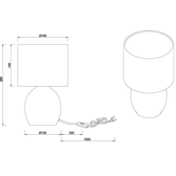 HLW LED Moderne LED Tafellamp Trion Alev met Ronde en Glas HLW LED Moderne LED Tafellamp Trion Alev met Ronde en Glas
