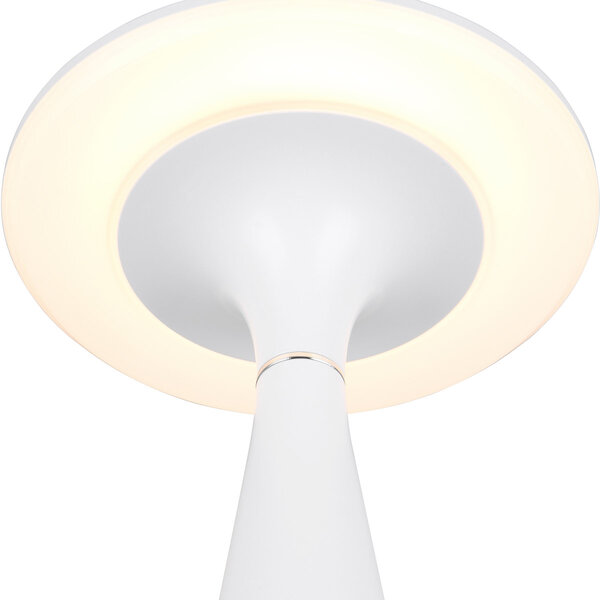 HLW LED Stijlvolle LED Tafellamp & Witte met Stoffen Kap en 2W LED HLW LED Stijlvolle LED Tafellamp & Witte met Stoffen Kap en 2W LED