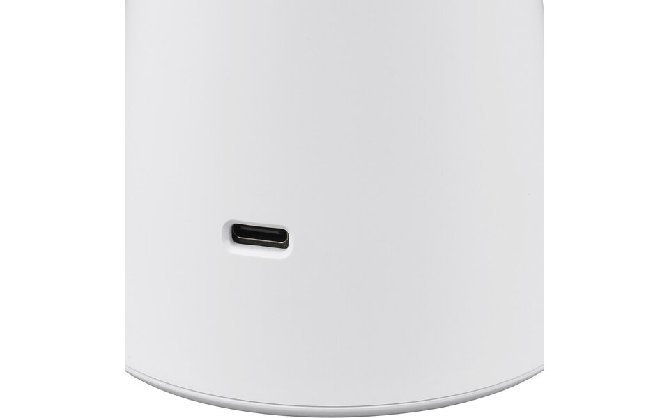 HLW LED Stijlvolle LED Tafellamp & Witte  met Stoffen Kap en 2W LED