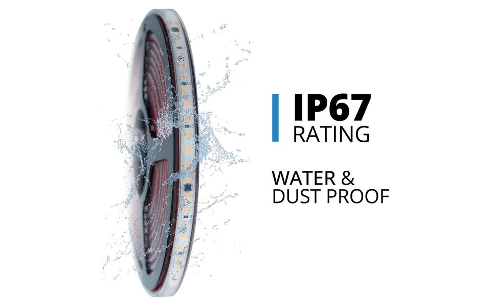 Velvalux Dimbare LED Strip 5m – Natuurlijk Wit, Waterdicht & Dimbaar