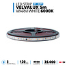 Velvalux Dimbare LED Strip 5m - Helder Koud Wit 6000K, Waterdicht Velvalux Dimbare LED Strip 5m - Helder Koud Wit 6000K, Waterdicht