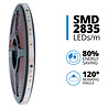 Velvalux Dimbare LED Strip 5m - Helder Koud Wit 6000K, Waterdicht Velvalux Dimbare LED Strip 5m - Helder Koud Wit 6000K, Waterdicht