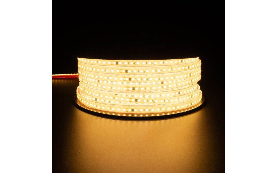 Velvalux Dimbare LED Strip 50 Meter Warm Wit 3000K Waterdicht IP67