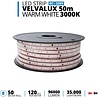 Velvalux Dimbare LED Strip 50 Meter Warm Wit 3000K Waterdicht IP67 Velvalux Dimbare LED Strip 50 Meter Warm Wit 3000K Waterdicht IP67