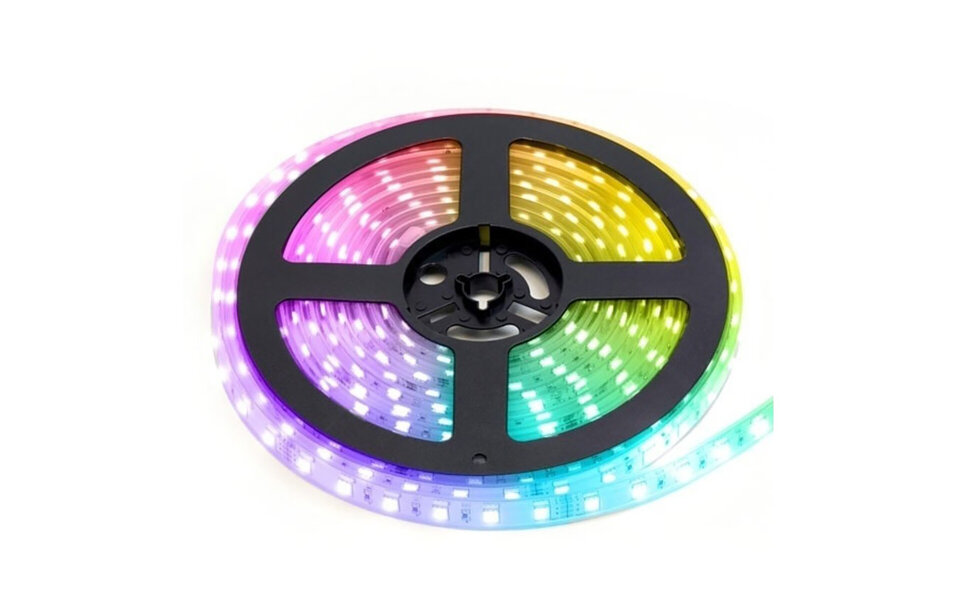 HLW LED Dimbare LED Strip Set RGB - 5 Meter, 150 LEDs, Afstandsbediening HLW LED Dimbare LED Strip Set RGB - 5 Meter, 150 LEDs, Afstandsbediening