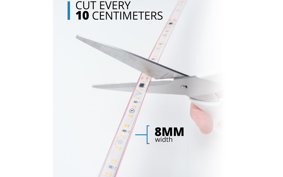 Velvalux Dimbare LED Strip 20m - Warm Wit 3000K - Waterdicht & Dimbaar
