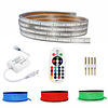 Smart Dimbare LED Strip Set 50m - RGB, Waterdicht IP65 Smart Dimbare LED Strip Set 50m - RGB, Waterdicht IP65
