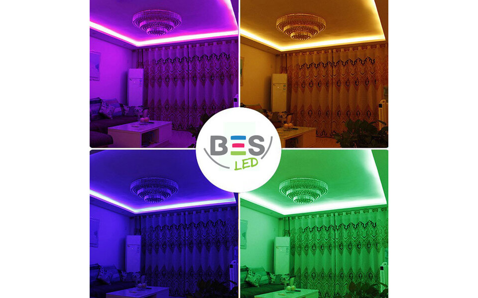 HLW LED Smart Dimbare LED Strip Set 50m - RGB, Waterdicht IP65