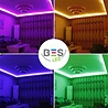 HLW LED Smart Dimbare LED Strip Set 50m - RGB, Waterdicht IP65 HLW LED Smart Dimbare LED Strip Set 50m - RGB, Waterdicht IP65