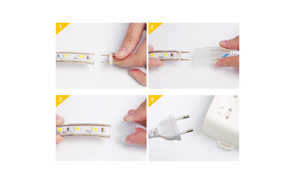 HLW LED LED Strip Aigi Strobi 50m - Waterdicht Warm Wit 3000K HLW LED LED Strip Aigi Strobi 50m - Waterdicht Warm Wit 3000K