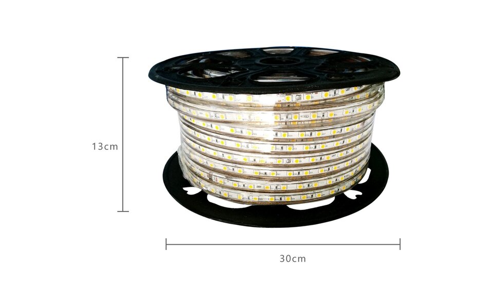 HLW LED LED Strip Aigi Strabo 50m - Warm Wit 3000K, IP65 Waterdicht