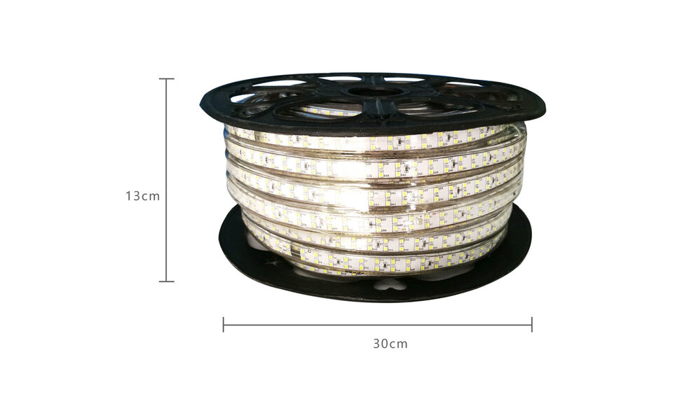 HLW LED LED Strip Aigi Strobi 50m - Waterdicht IP65 Koud Wit 6500K HLW LED LED Strip Aigi Strobi 50m - Waterdicht IP65 Koud Wit 6500K