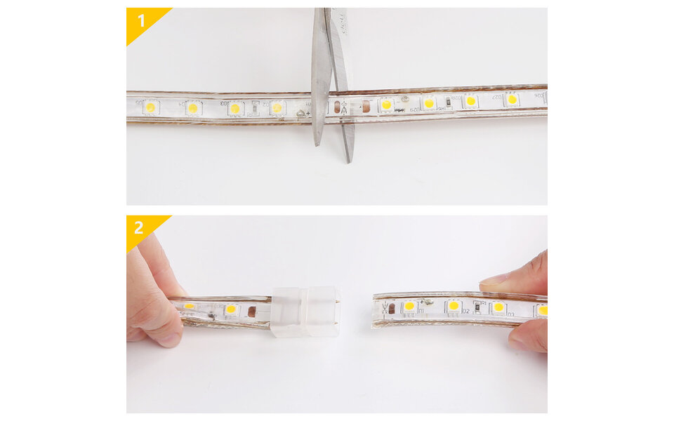 HLW LED LED Strip Aigi Strabo 50m - Waterdicht IP65 Koud Wit 6500K