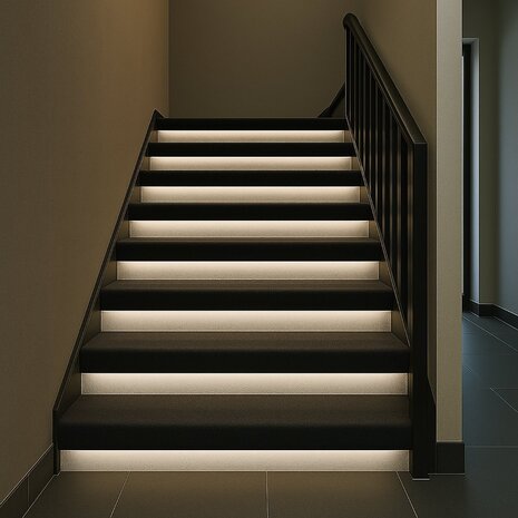 Velvalux Velvalux Dimbare LED Trapverlichting Set met Bewegingssensor 6000K