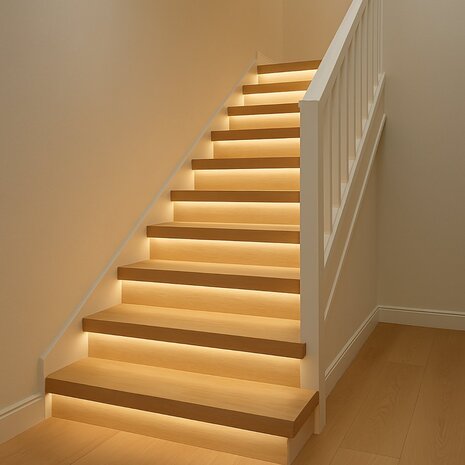 Velvalux Velvalux Dimbare LED Trapverlichting Set Warm Wit 3000K